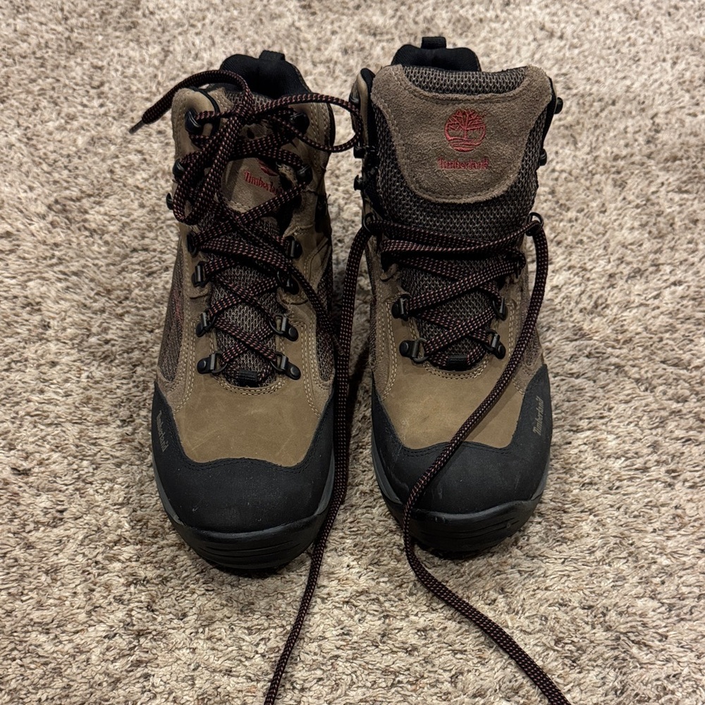 Timberland Men's Tan and Black Boots